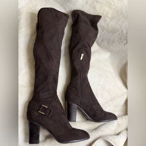Marc Fisher Chocolate Over the Knee Boots